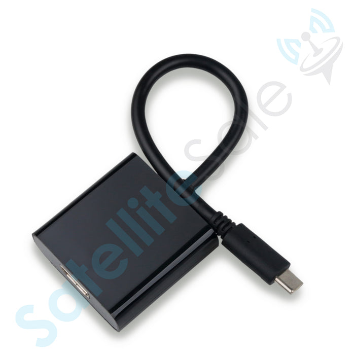 SatelliteSale Convertidor USB Tipo C a HDMI/USB-C/USB 3.0/DVI/VGA