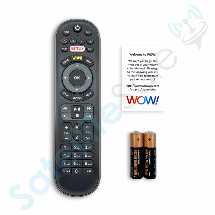 Télécommande WOW TV Netflix URC2135