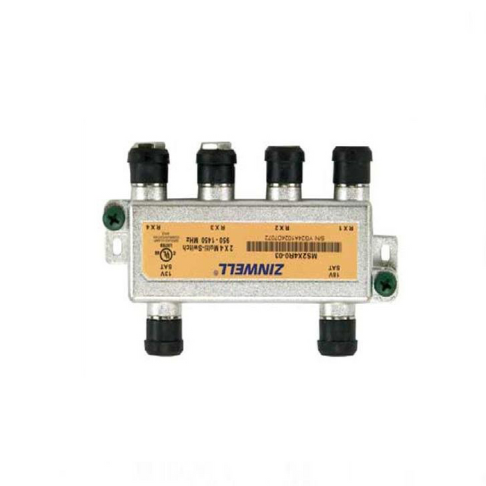 DirecTV Zinwell 2 X 4 Multi-switch 950-1450 Mhz - 1450 Mhz (ms2x4r0-03)
